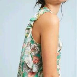 Anthropologie Gramercy Ruffled Top  sold out!